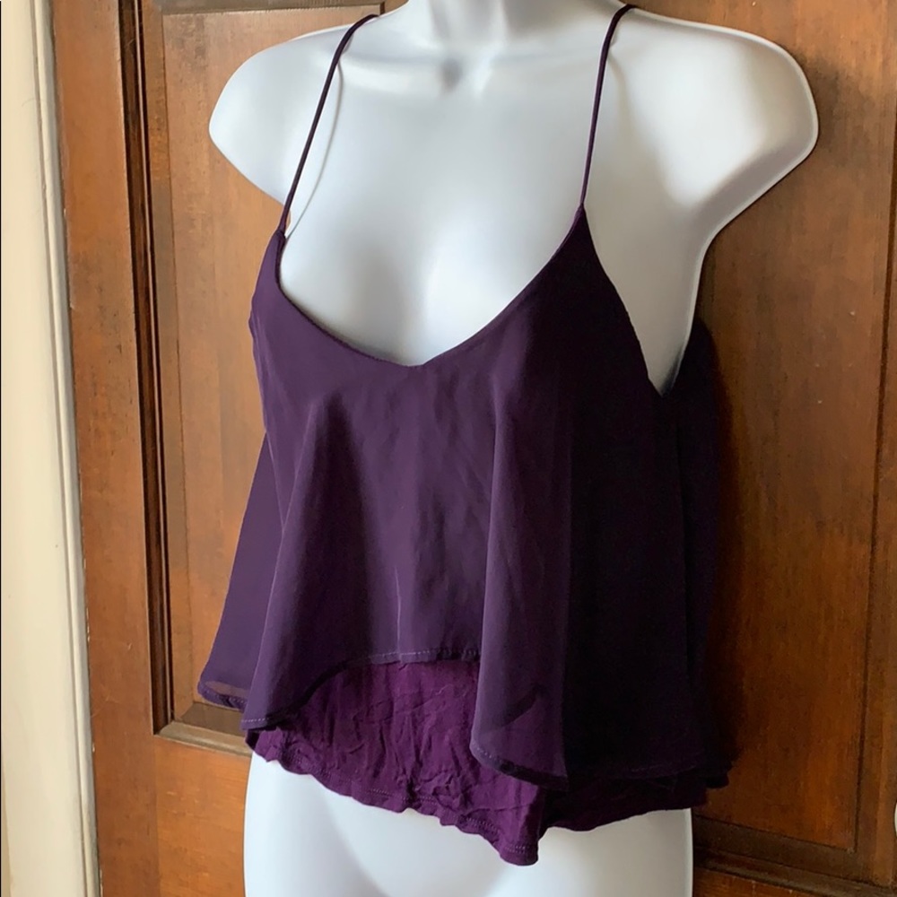 Purple tank